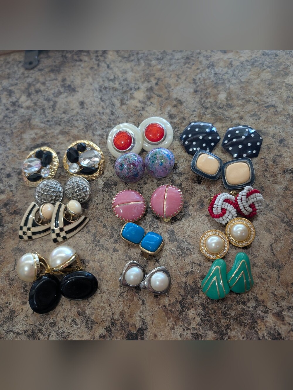 Assorted Vintage Clip-On Earring Lot